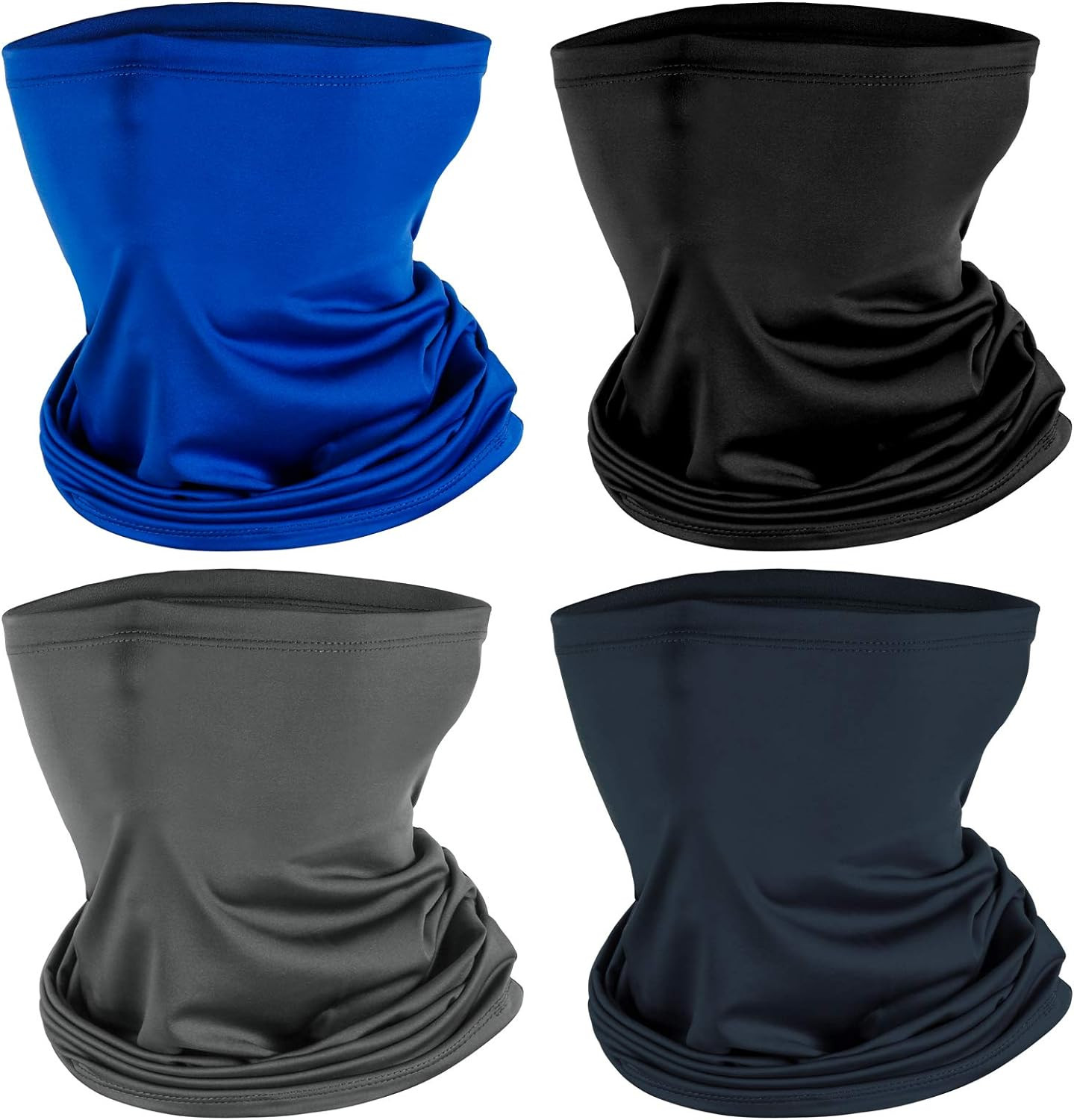 4x polainas para el cuello, mascarilla, protector solar, pasamontañas, bandana
