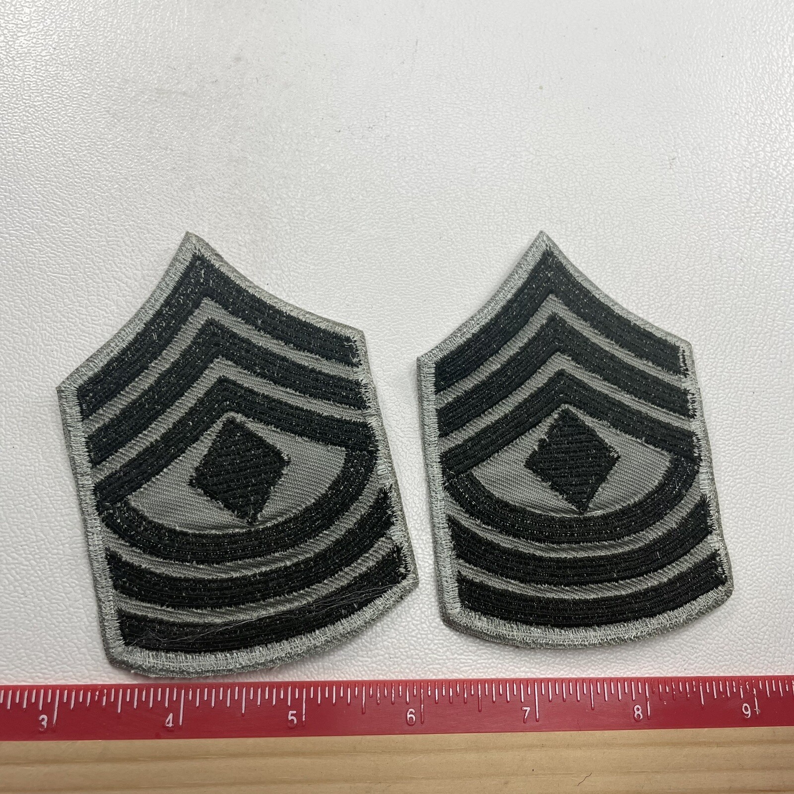 SMALL Size (FIRST SERGEANT I Think) 2 Patches (Military) P019