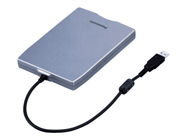 PANASONIC EXTERNAL USB FLOPPY DRIVE - CF-VFDU03U - 1.44MB - 1 X USB