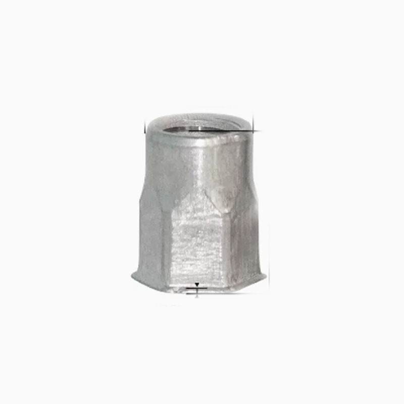 M4-M12 SUS304 Steel Pull Rivet Nuts Small sinker head Half Hex