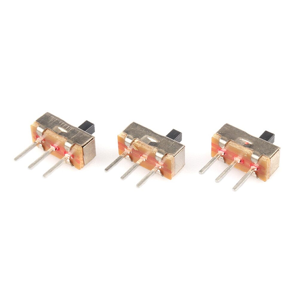 20pcs SS12D00G4 SPDT 1P2T 2 Position 3 Pin PCB Panel Vertical Slide Switch