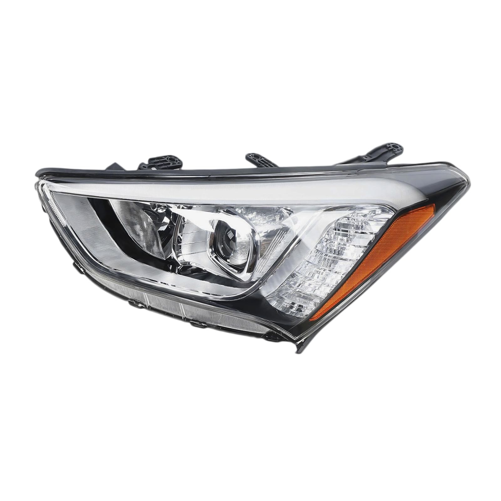 2013-2016 Santa Fe GLS SE Left Driver Side LED Halogen Headlamp Assembly