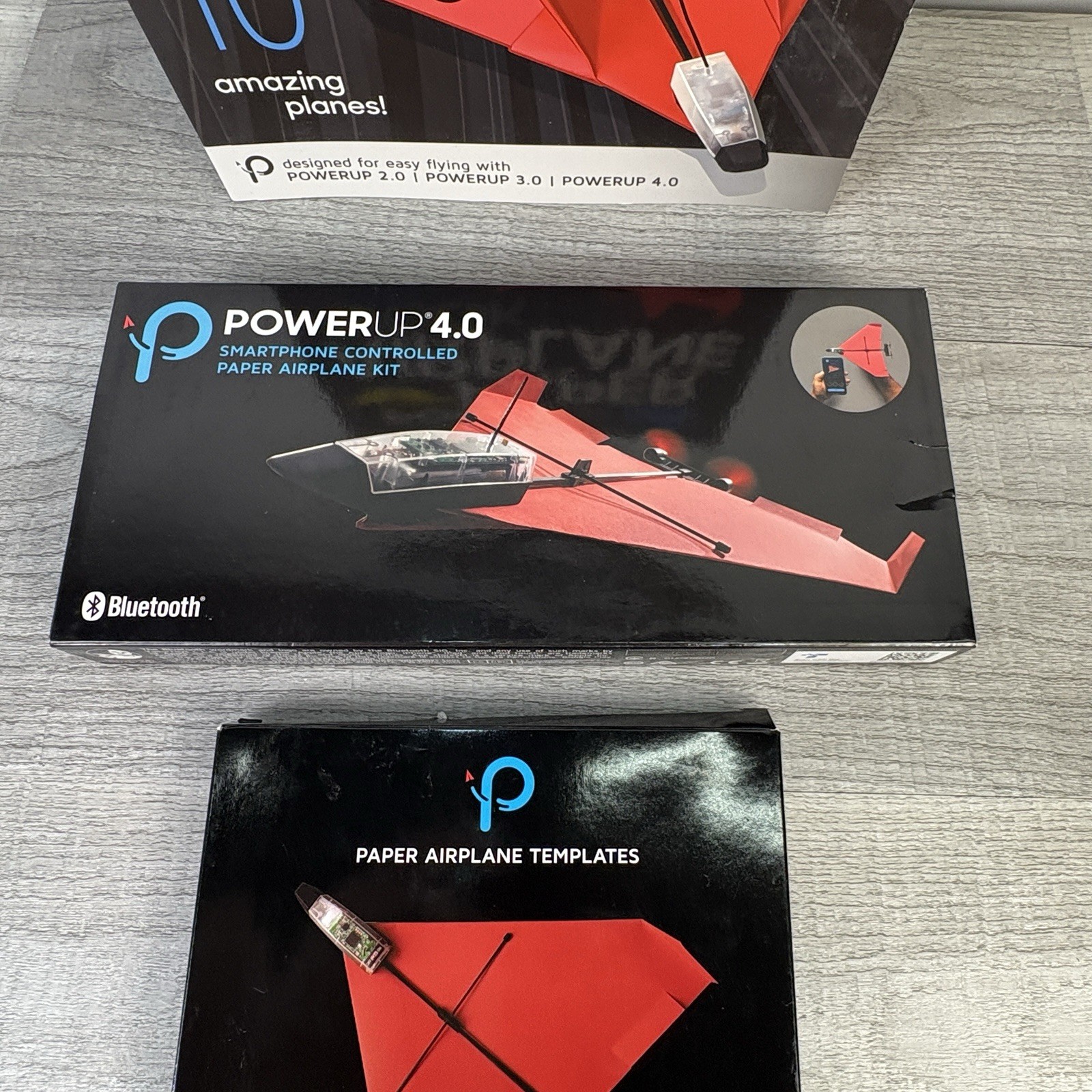 PowerUp 4.0 Bluetooth Paper Airplane Ultimate Bundle - Module, Book & Templates
