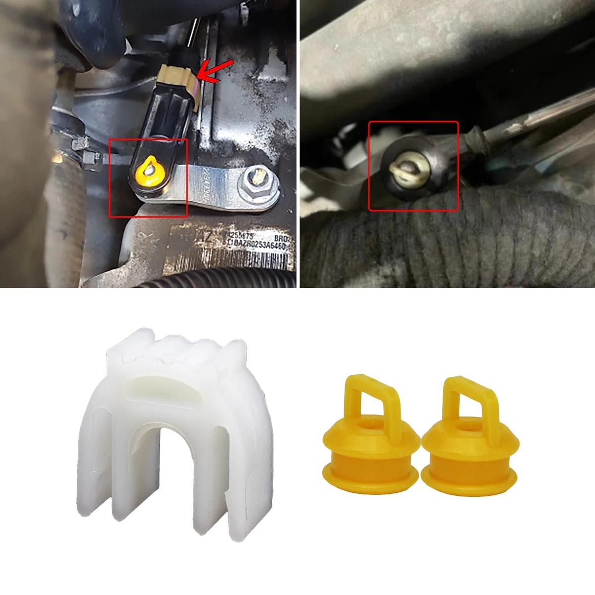 Automatic Shift Lever Cable Bushing Adjuster Clip Kit For Chevrolet Cruze Malibu