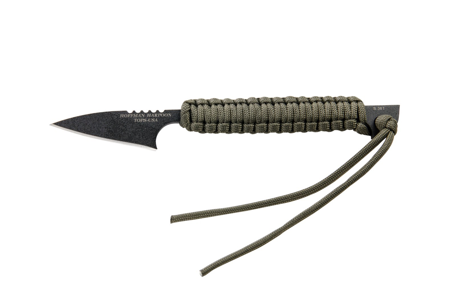 TOPS Hoffman Harpoon Fixed Blade 1095 Skeletonized HOFHAR-01