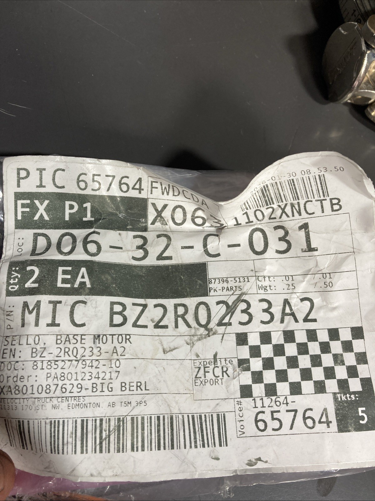 LOT OF 2 HONEYWELL BZ-2RQ233-A2 SNAP ACTION SWITCH