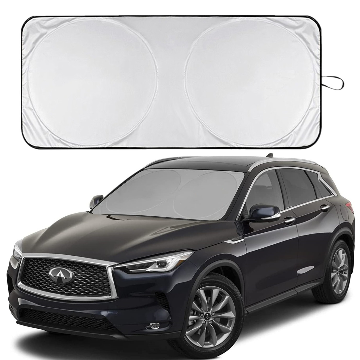 For Infiniti QX70 QX50 Series Car Windshield Sun Shade Reflective Shield Cover