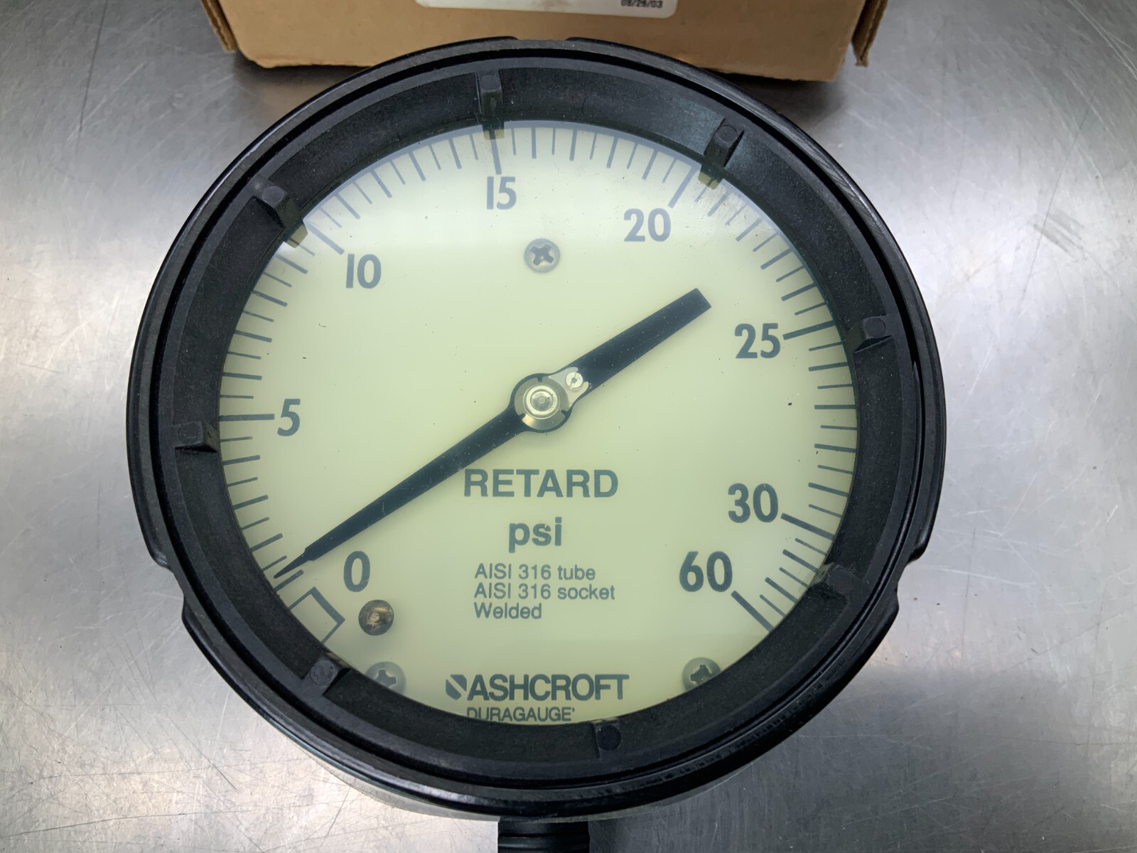Ashcroft Duragauge 45-1279SSL-02L XRA Pressure Gauge 1/4"