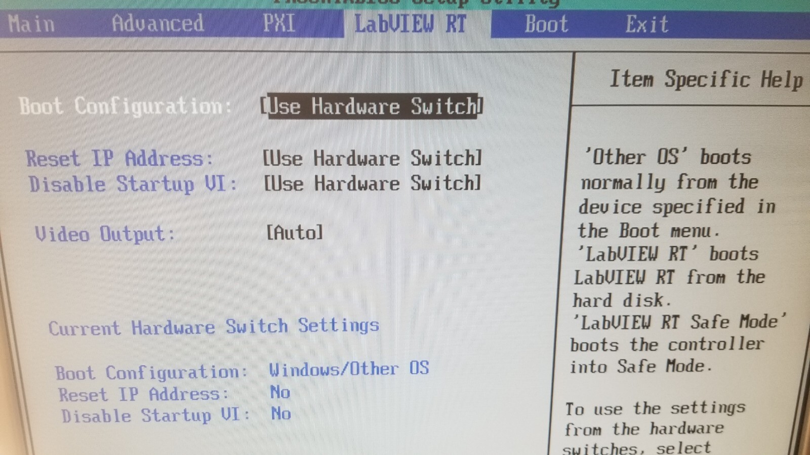 National Instruments PXI-8196 CPU HDD RAM WORKING Labview Runtime Engine from US