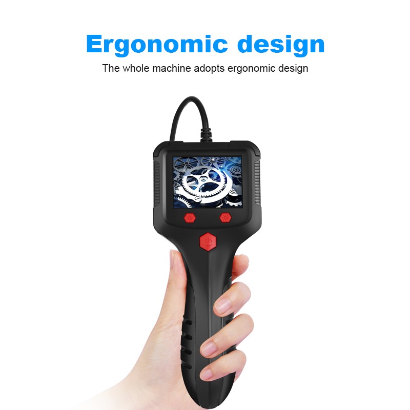 Handheld 2.4" Endoscope IP68 Waterproof Industrial Borescope Inspection Camera