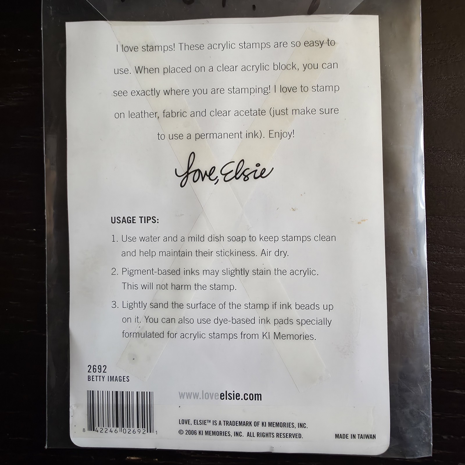 Elsie Bride Stamp Set NEW