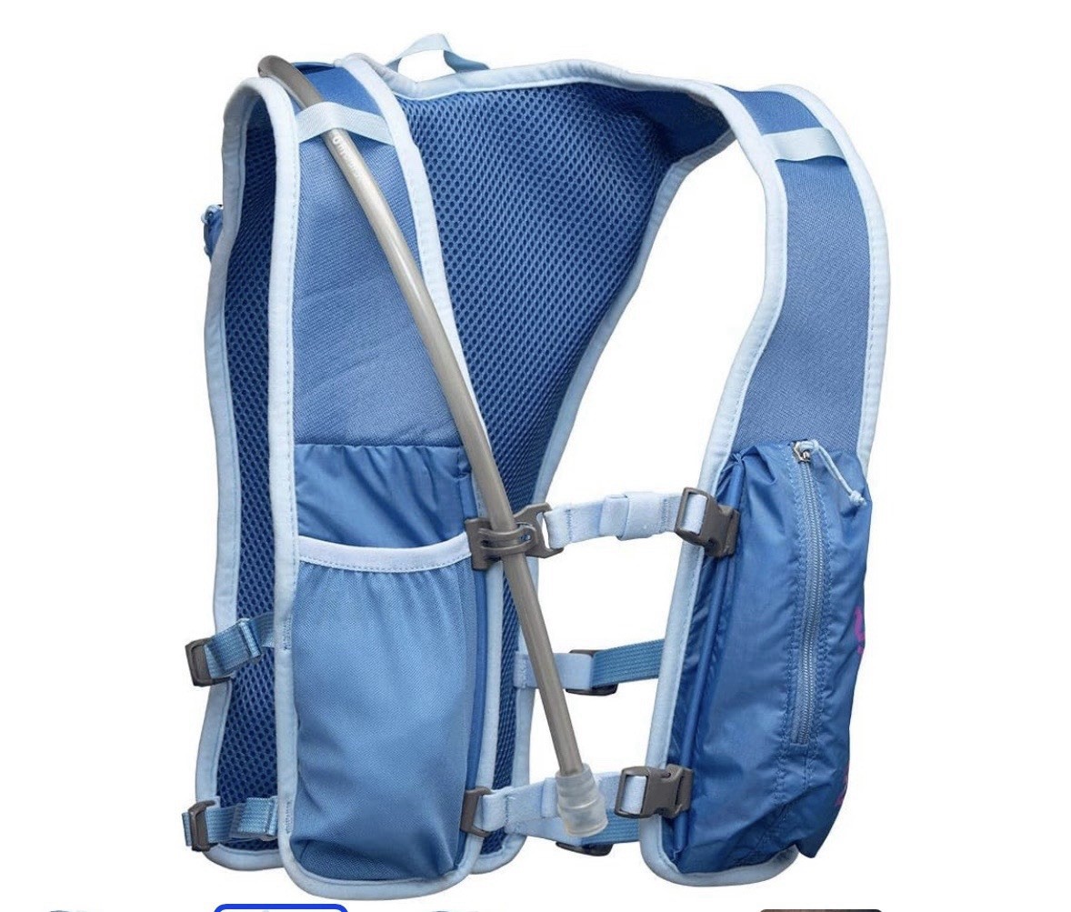 Nathan QuickStart 4L Lightweight Running Hydration Pack 1.5L Blue One Size