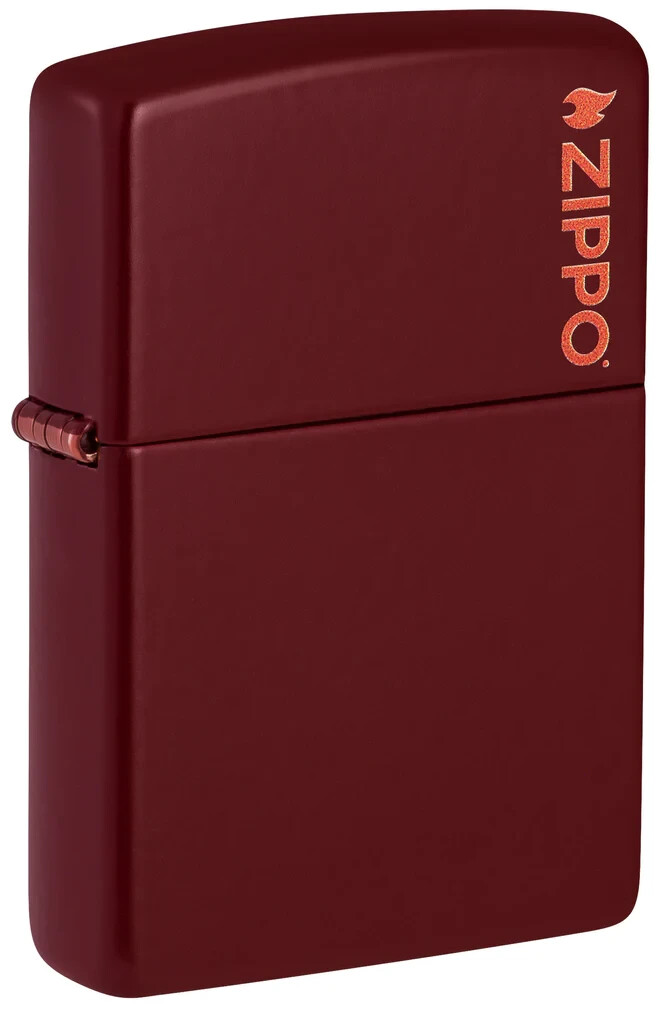 Zippo 46021ZL, Classic Merlot Finish Lighter With Zippo Logo, Full Size, NEW