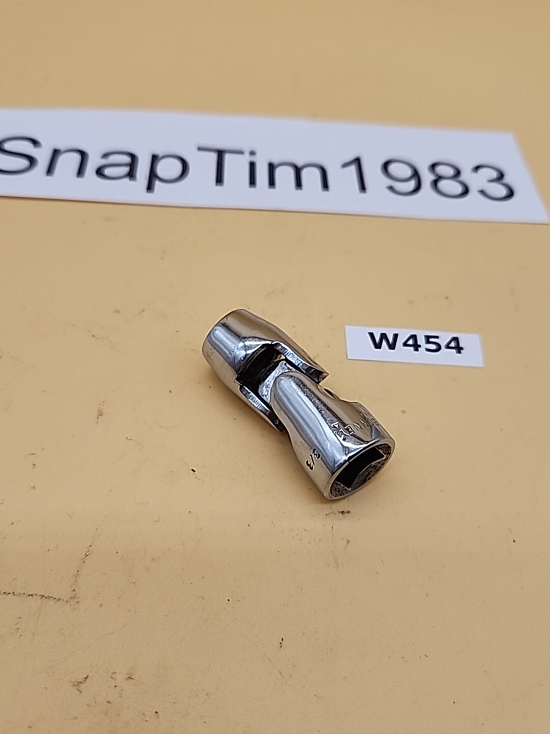 Bonney 3/8" 12 Point Chrome Universal Swivel Socket 3/8" Drive TU12 USA