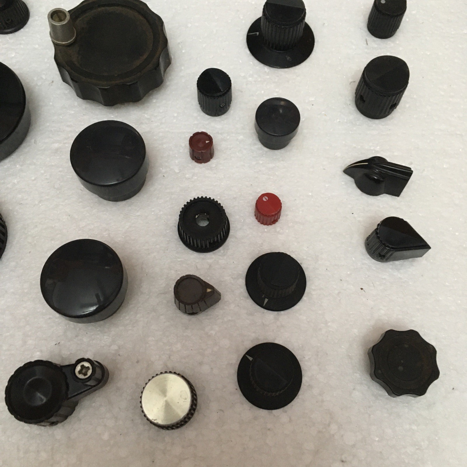 Vintage Electronic Knob Lot Quantity 30 Lot 2