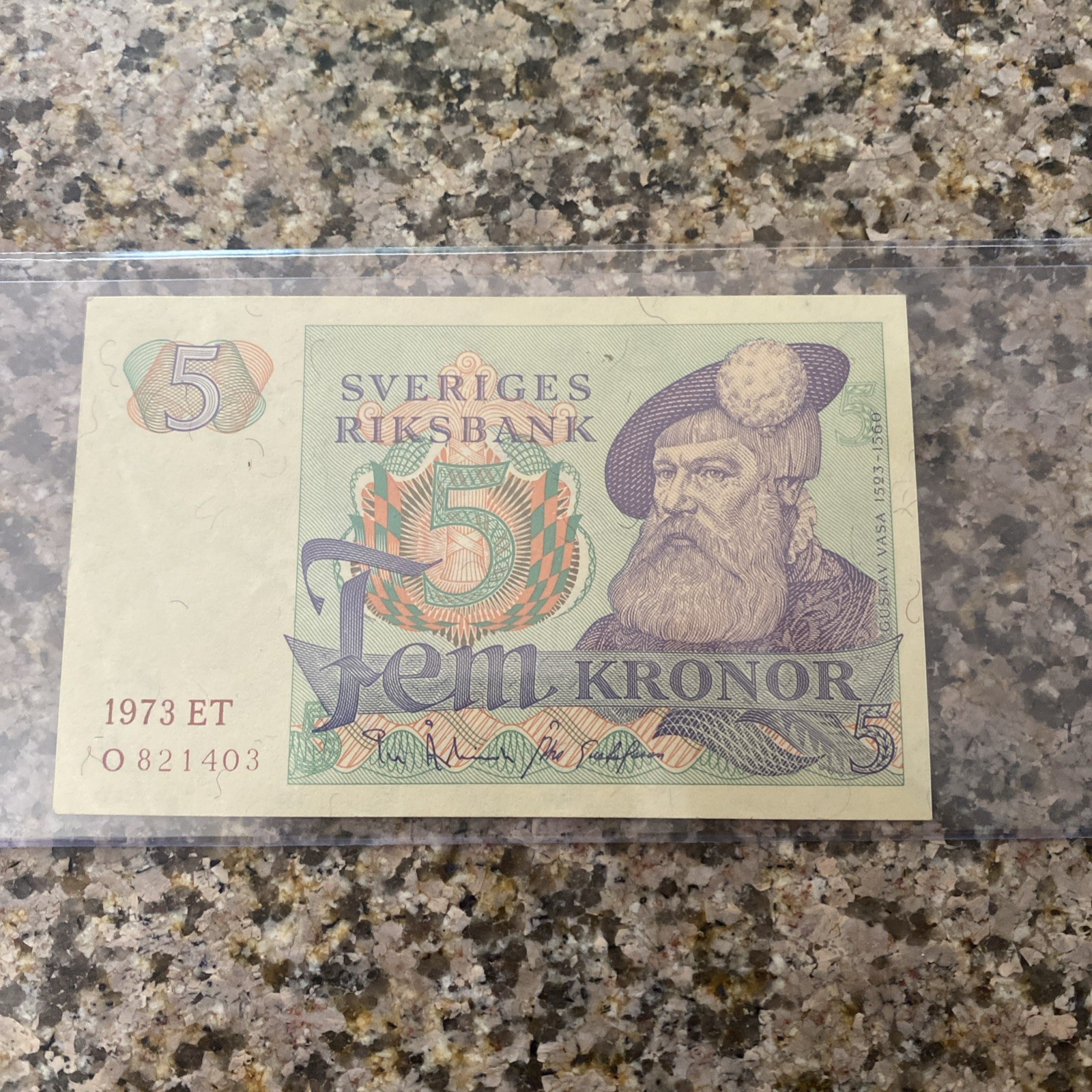 Sweden 5 Kronor 1973 P51c PMG 65 EPQ Gem UNC