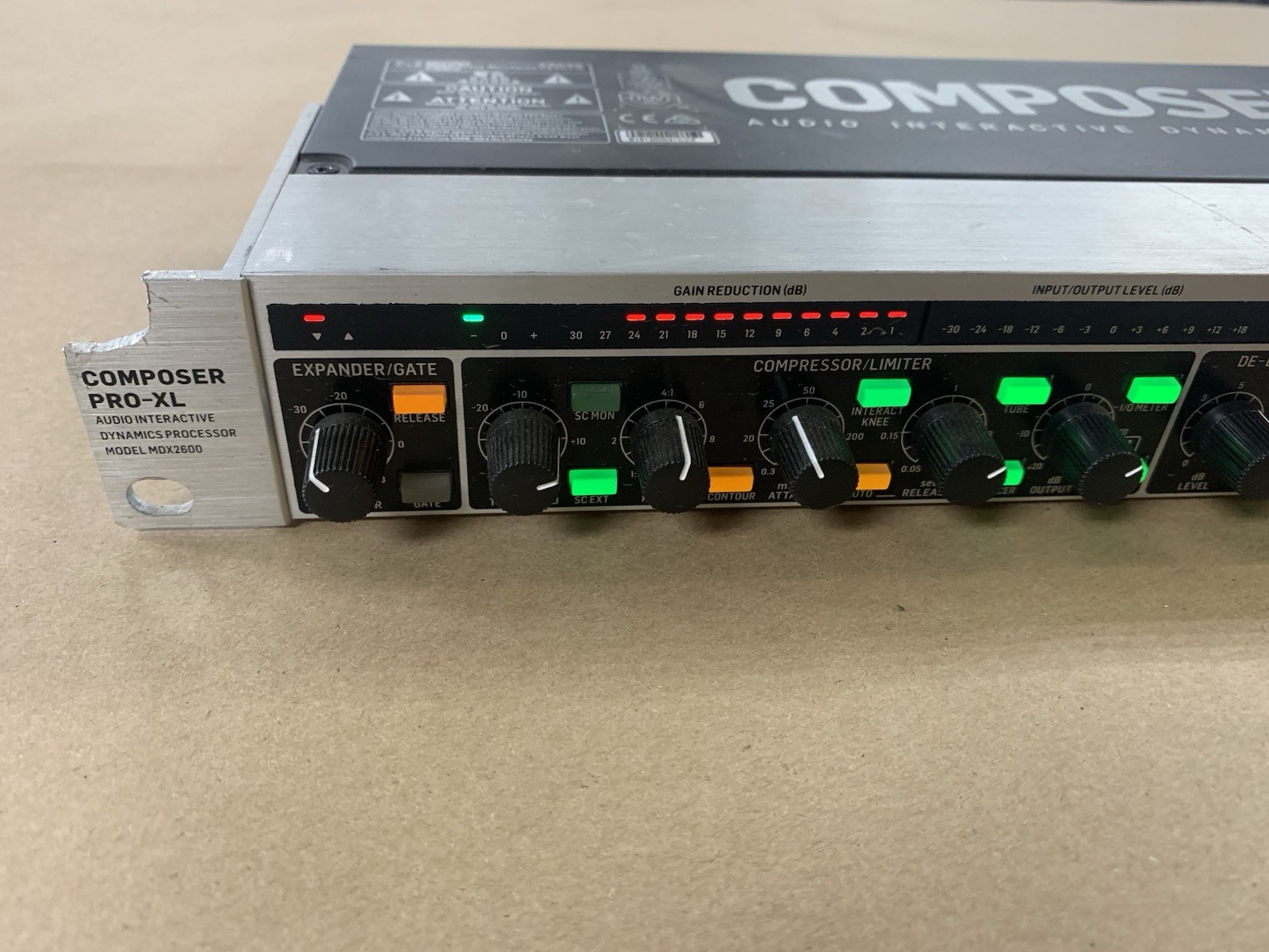 Behringer MDX2600 Audio Interactive Compressor Dynamics Processor Composer-XL