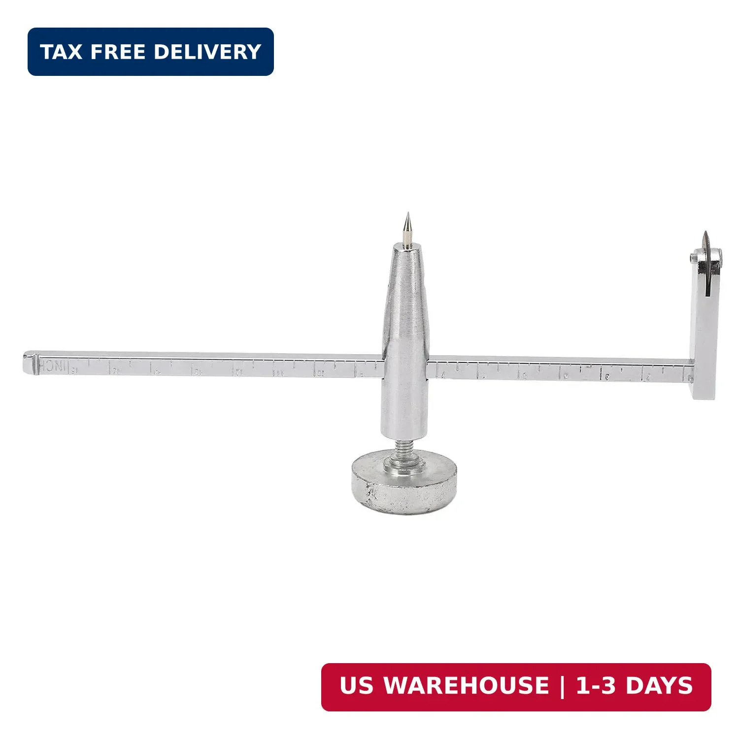Drywall Circle Hole Cutter, 16 Inch Diameter, Adjustable Pivot Point, Steel Cons