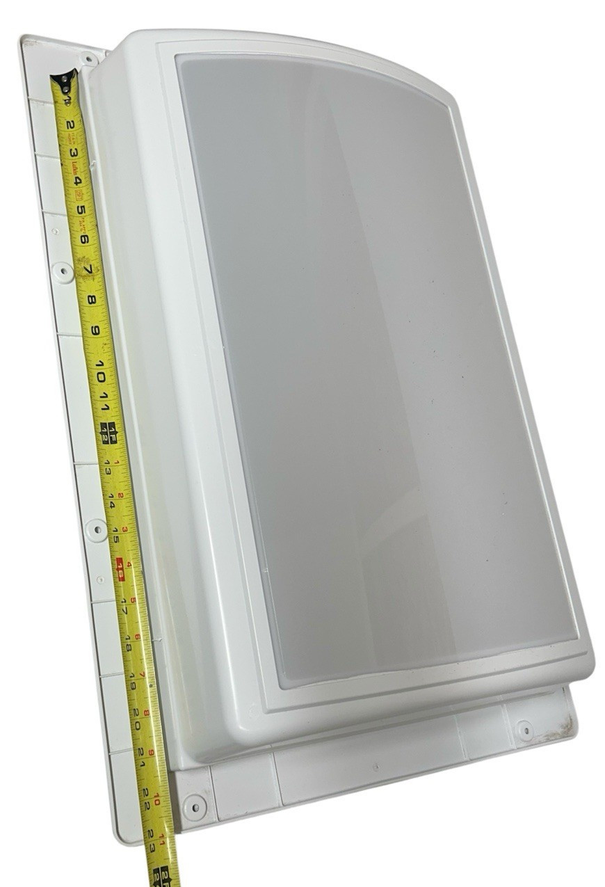 Rv Camper Travel Trailer Motorhome 25"x17" White Inside Interior Dome Skylight