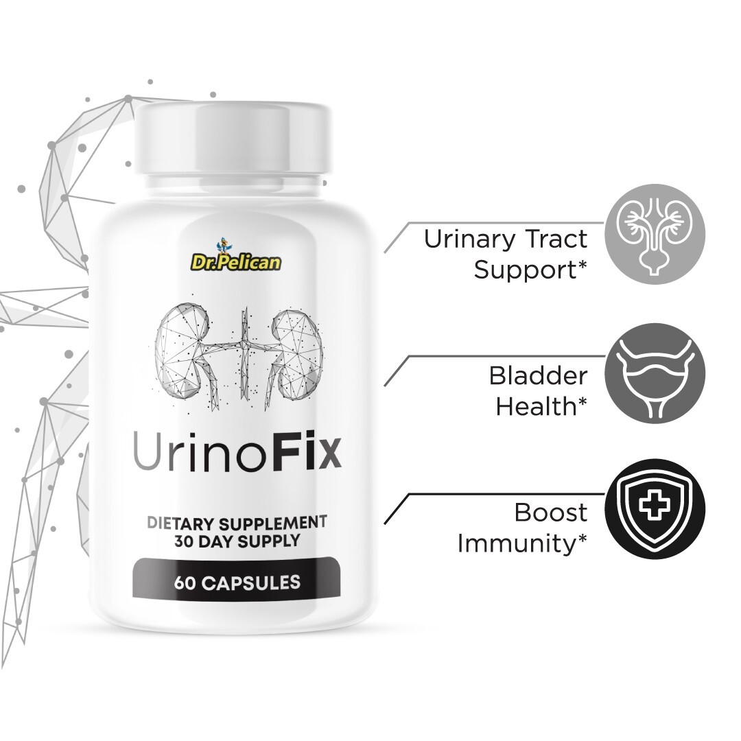 UrinoFix- Support Supplement for Men - Urinary & Bladder Health-2 Bottles