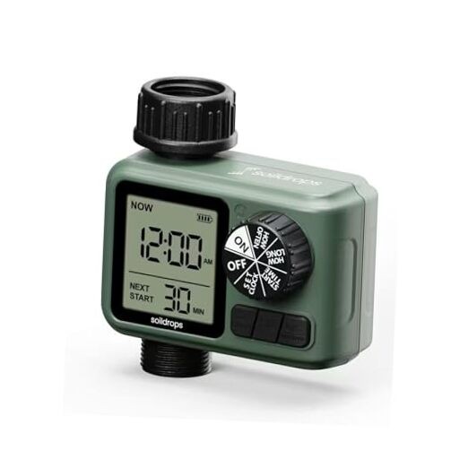 Sprinkler Timer for Garden Hose, Programmable 1 or 2 Outlet Controller 1-Zone