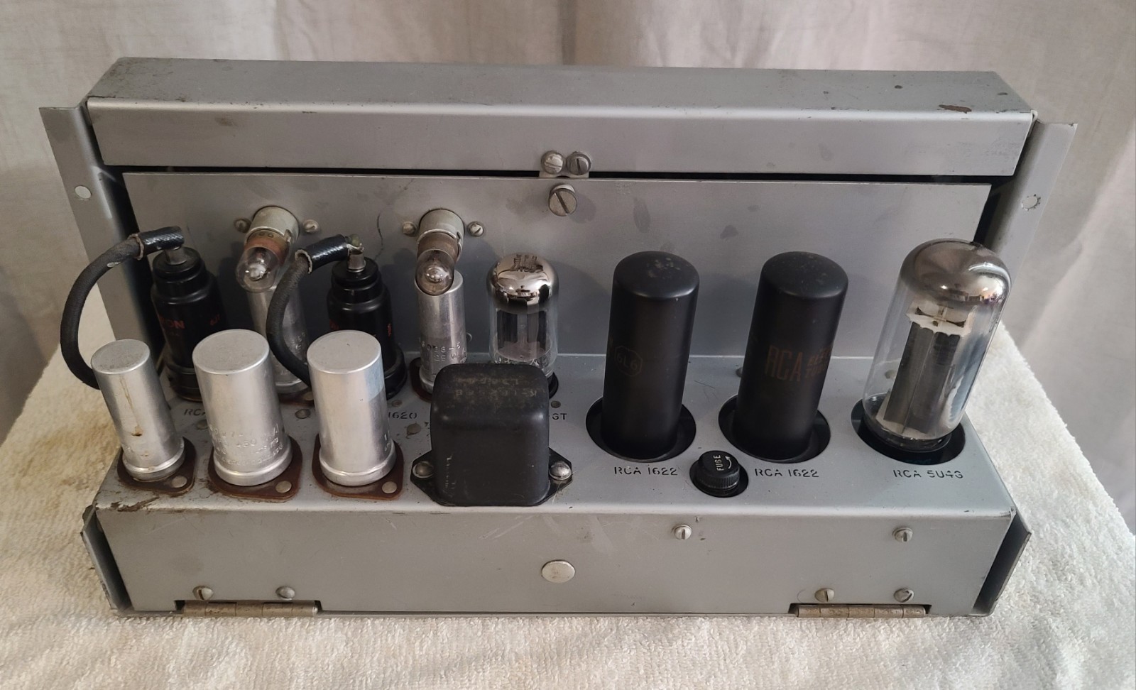 RCA MI-9257-D 9257 Microphone Mic Tube 6L6 Commercial Preamp 1930s - 1940s