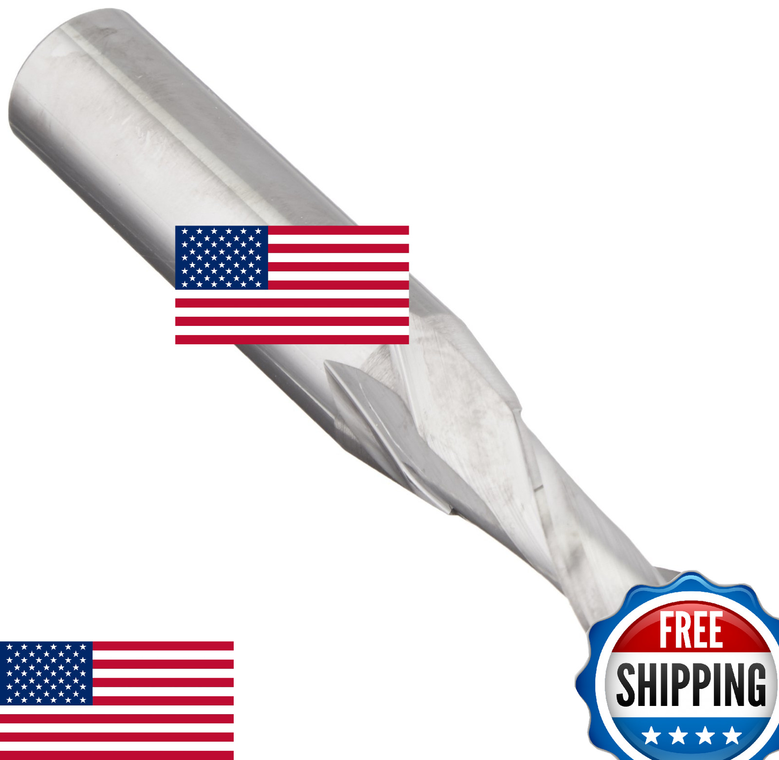 YONICO Upcut Router Bits Spiral 2 Flute Solid Carbide CNC End Mill 3/8"