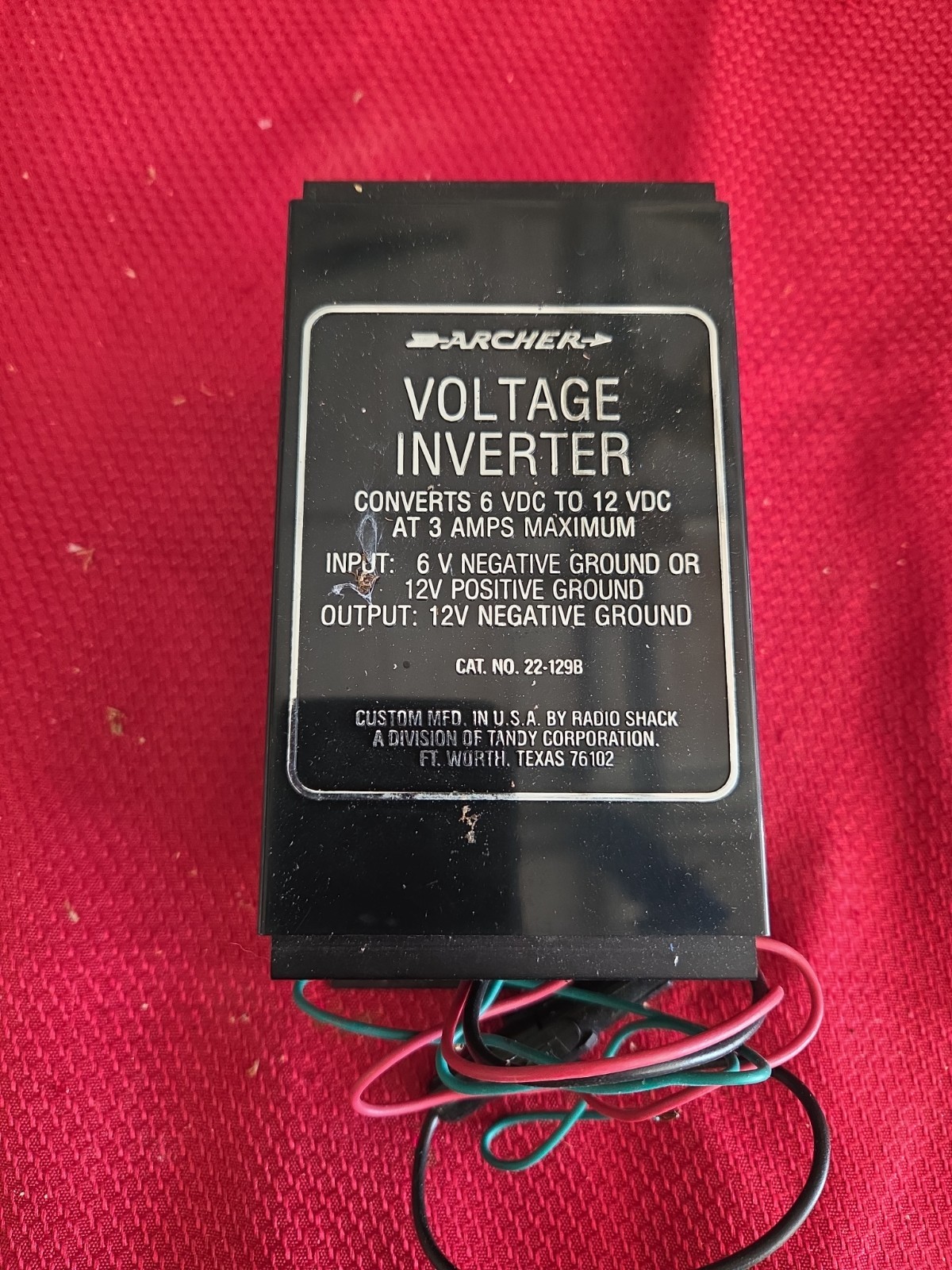 6 To 12 Volt Inverter