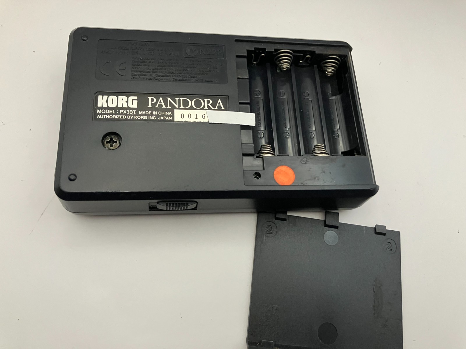 KORG PX3BT Pandora Bass Personal Multi Effect Processor Tested Used