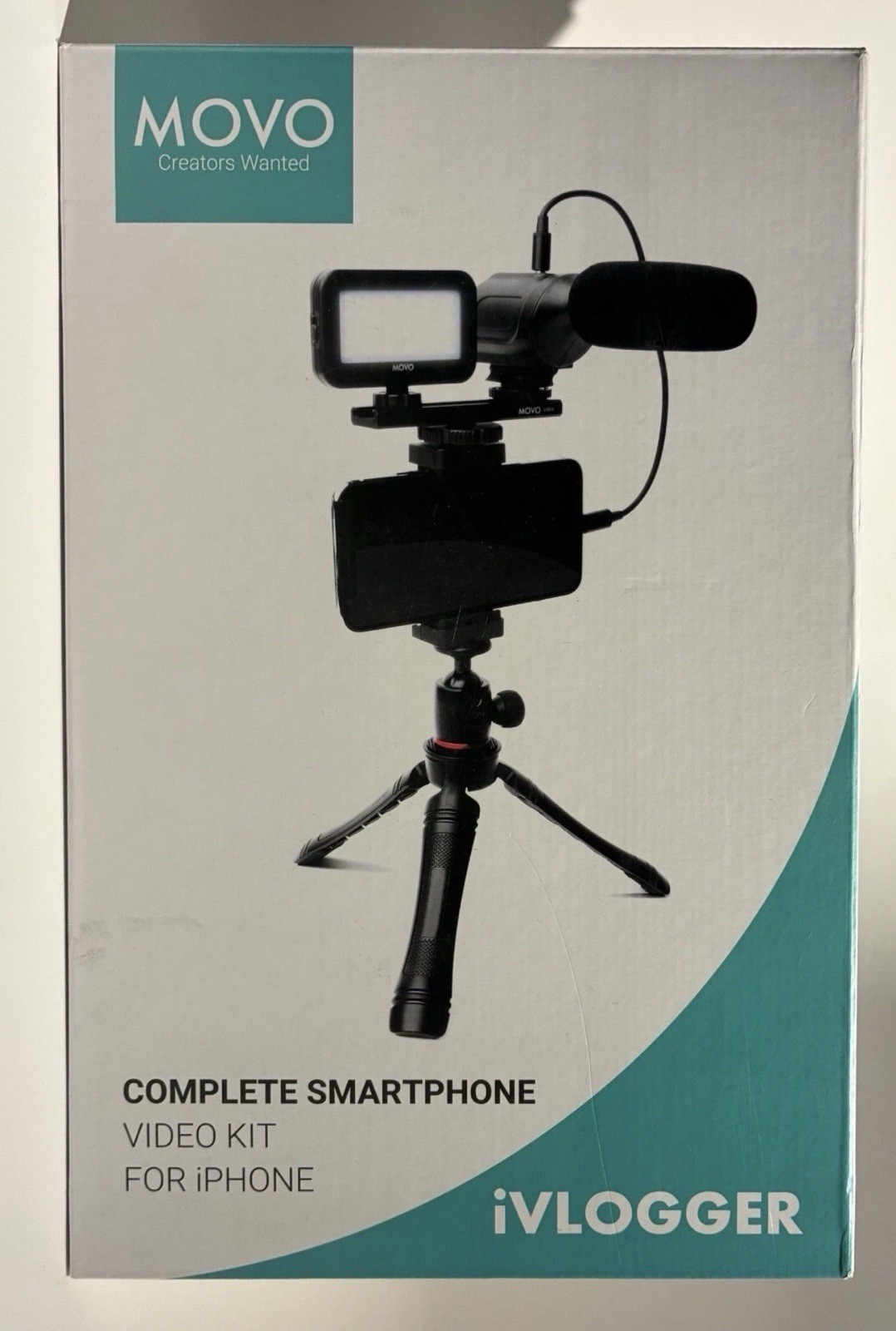 Movo iVlogger Video Kit for iPhone Open Box. Sold Without Original Box