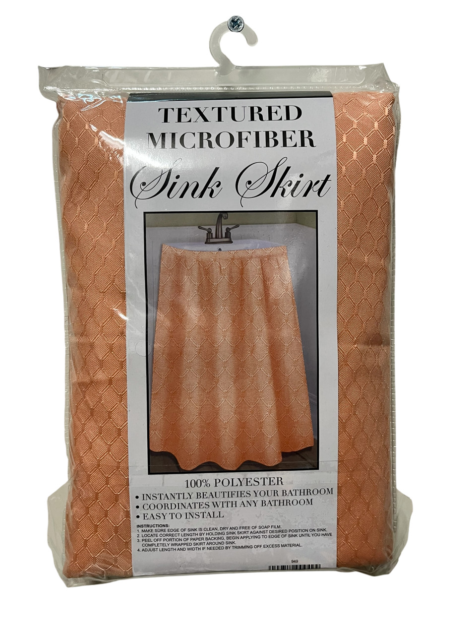 FABRIC SINK SKIRT, SELF STICK