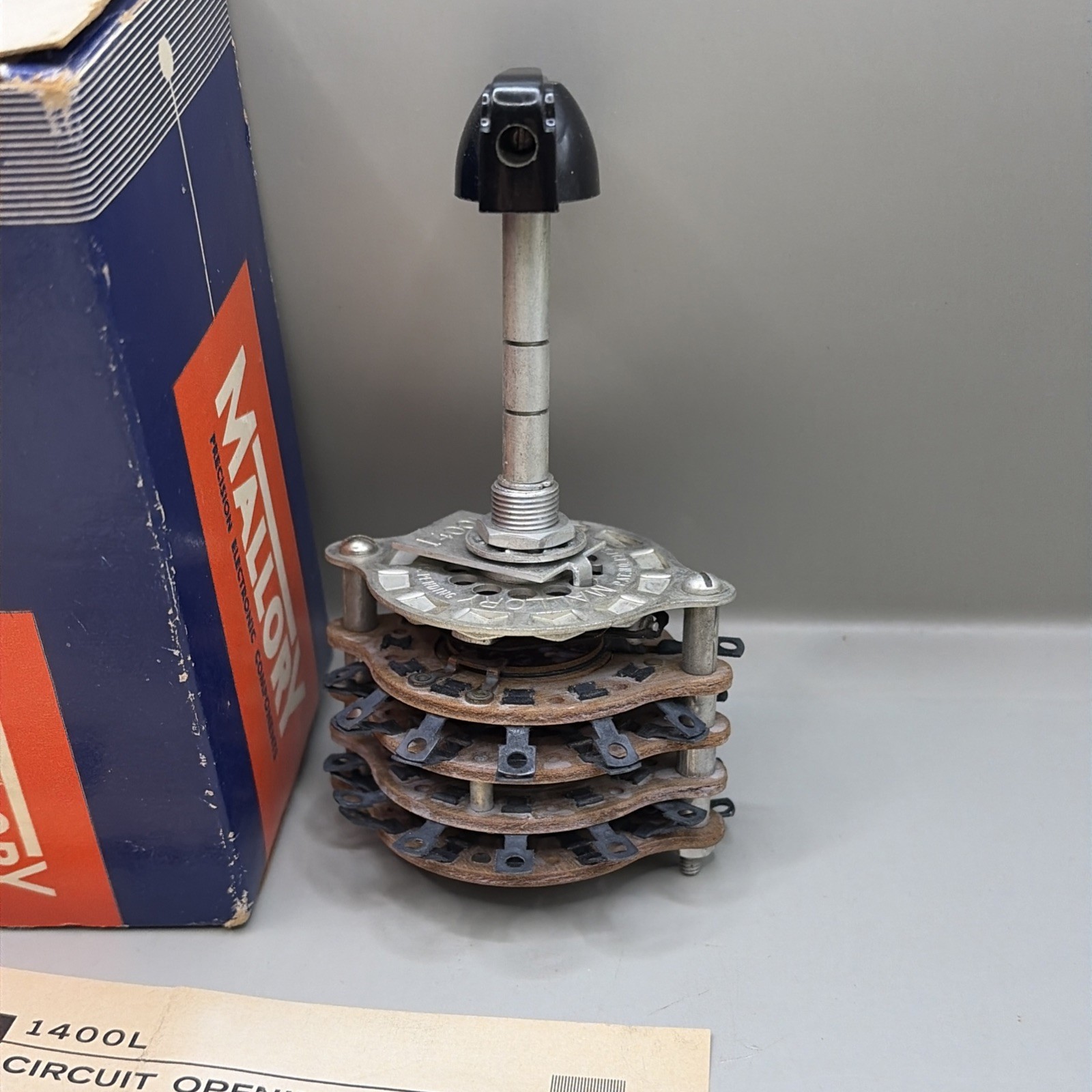 Mallory 1400L Switch Circuit Opening Special 12 Position New In Box