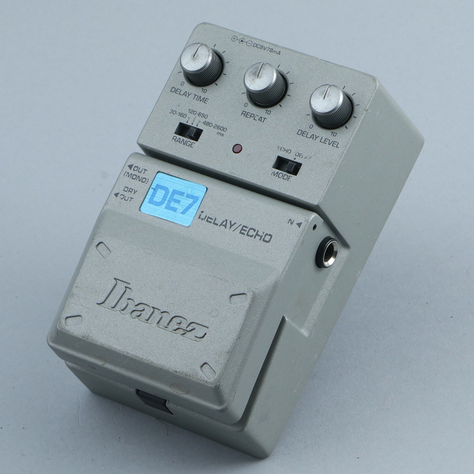Ibanez DE7 Delay/Echo Guitar Effects Pedal P-30669