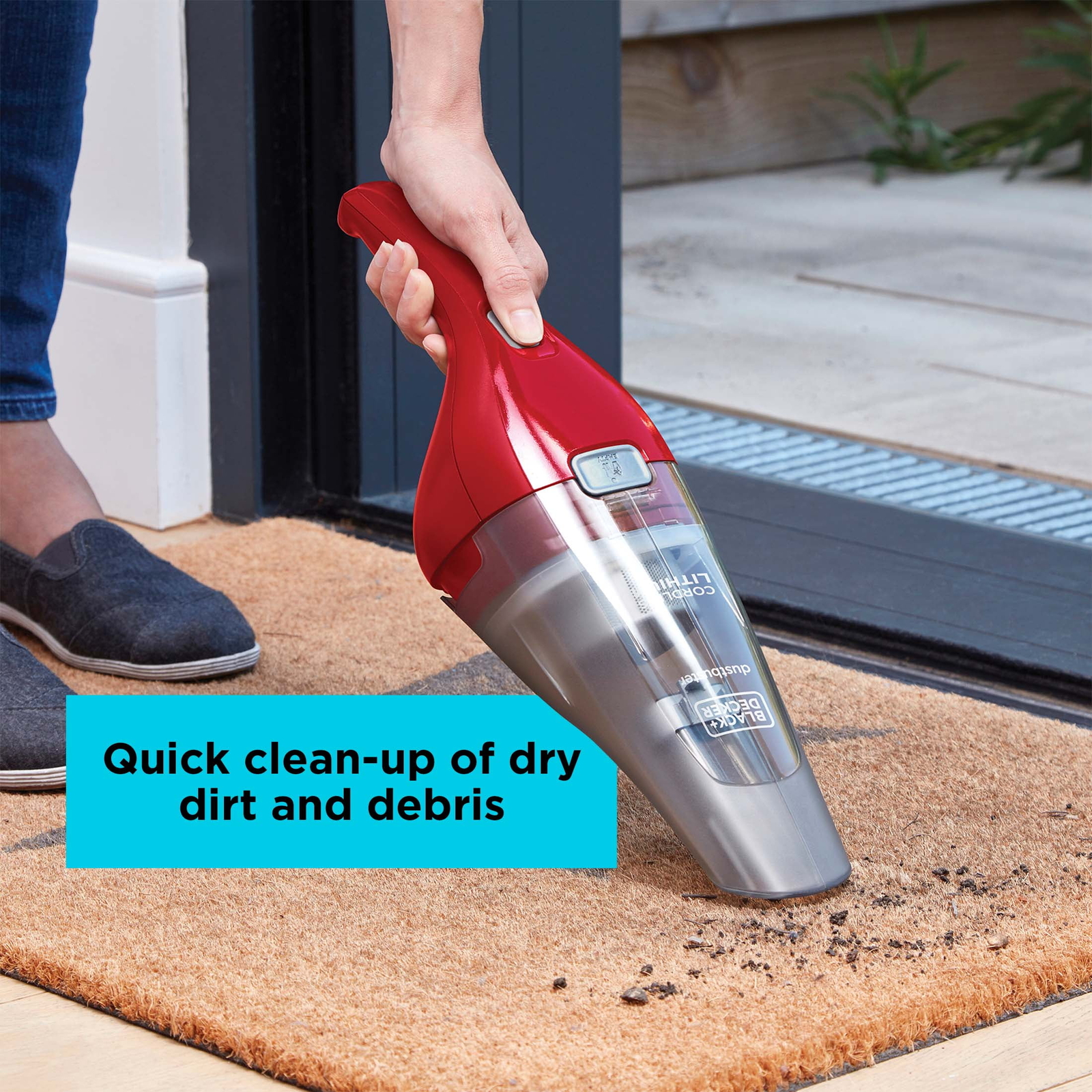 BLACK+DECKER Dustbuster Cordless Handheld - Portable Car & Pet Hair Vacuum