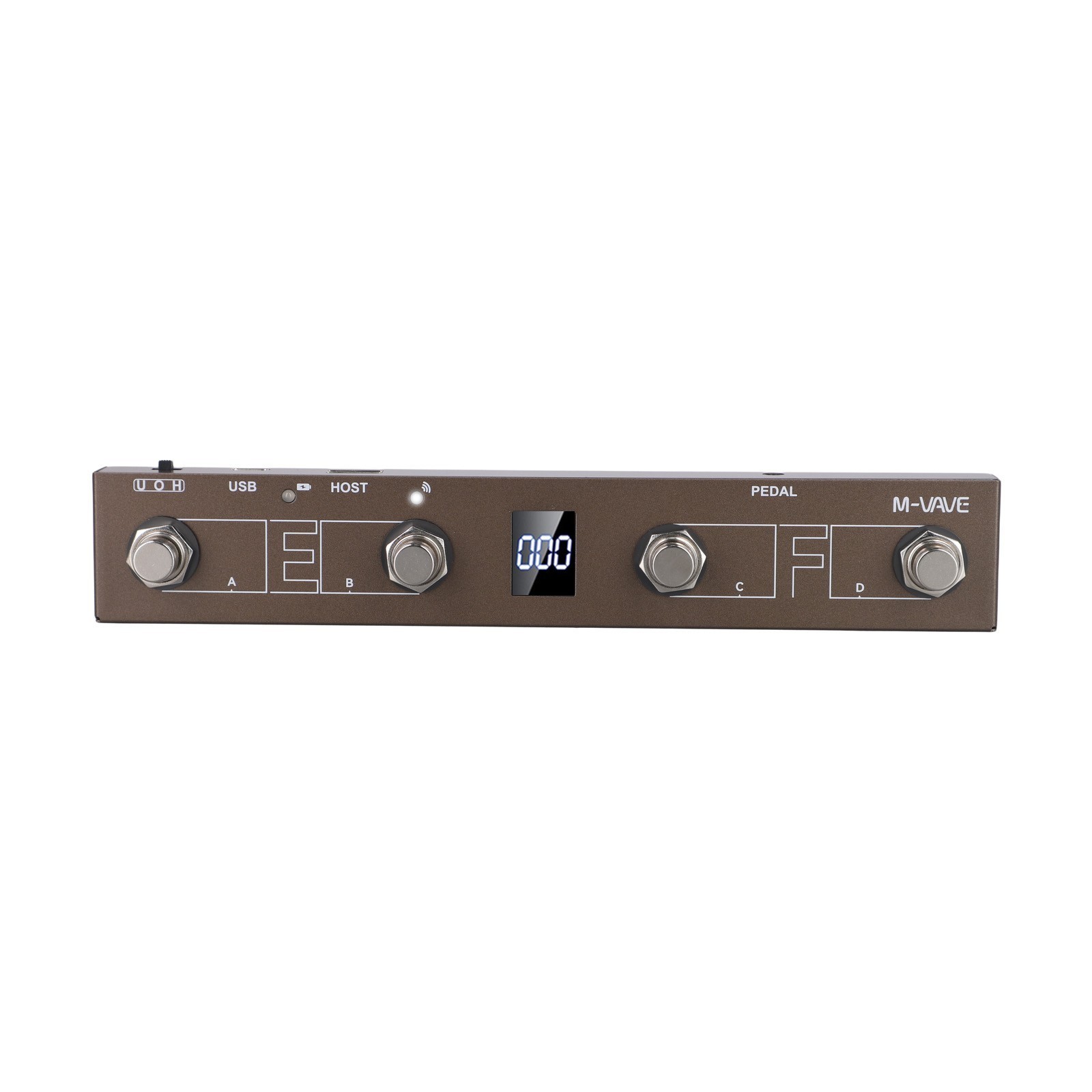For M-VAVE Chocolate Plus For MIDI Footswitch Controller Rechargeable 4Buttons