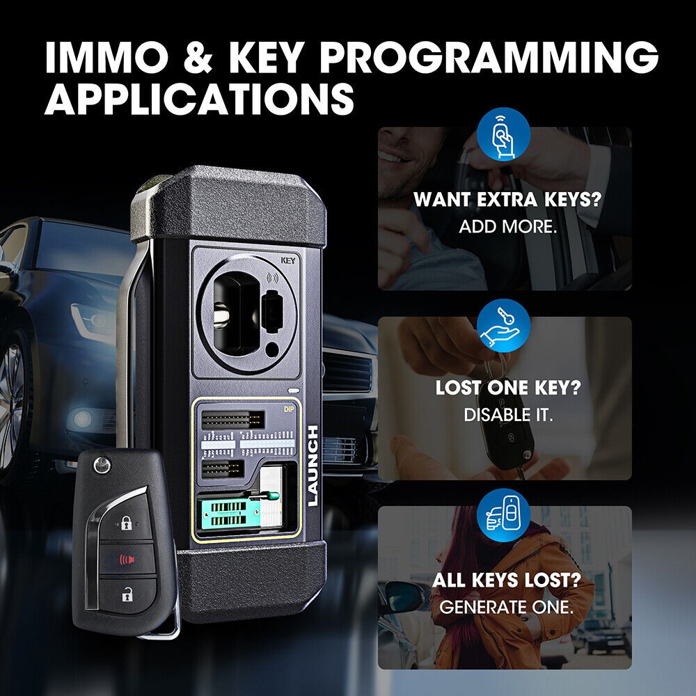 Launch X431 GIII X-PROG 3 Advanced Immo Chip Reader & MCU3 Adapter & PC Adaptor