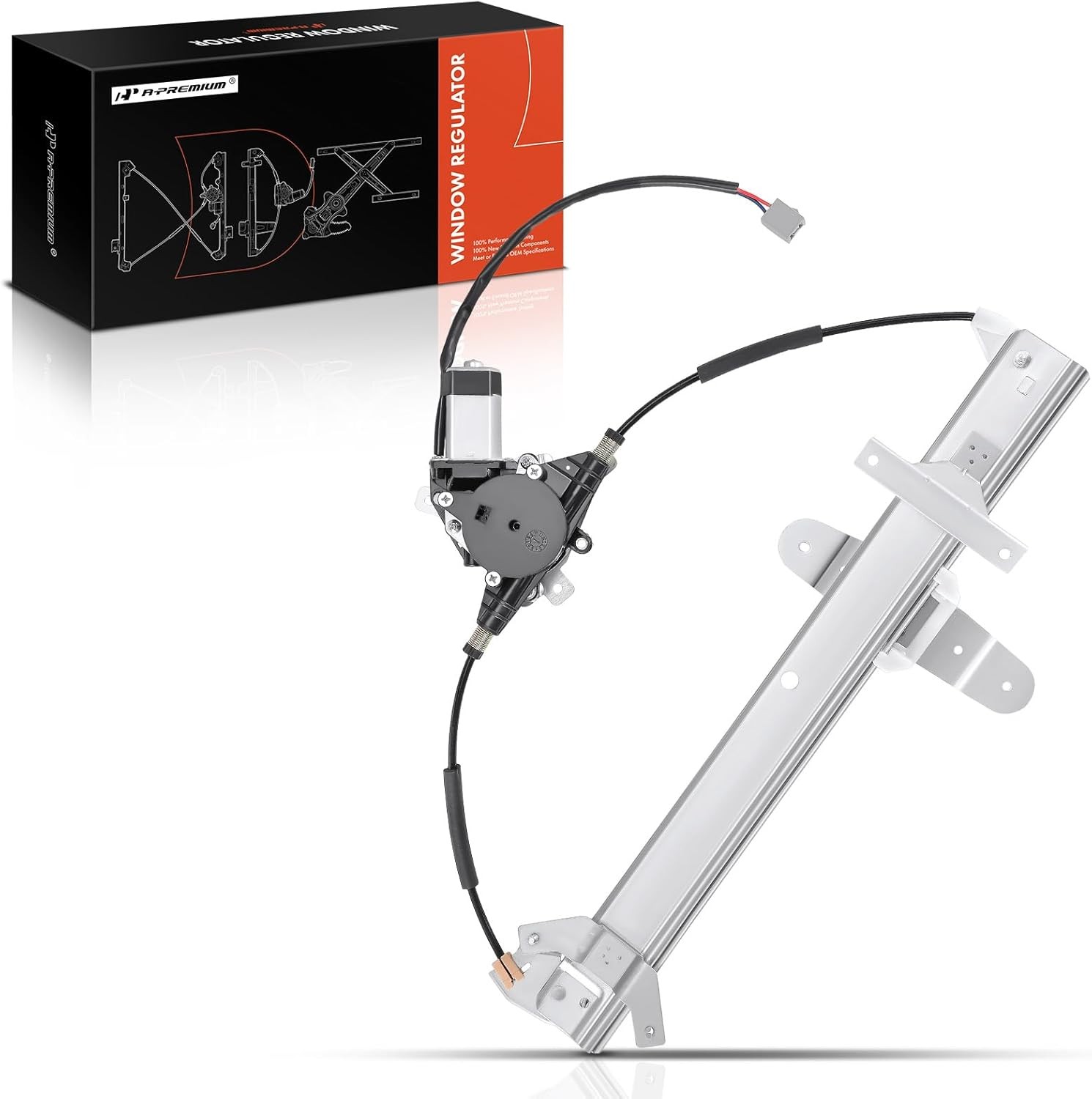 A-Premium Power Window Regulator w/Motor Compatible w/Mercury Grand Marquis Mara