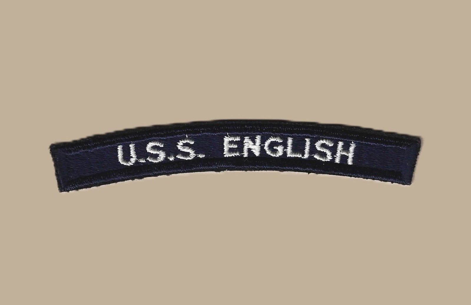 US Navy DD-696 USS English Destroyer 1944-1970 UIM Shoulder Rocker Tab (01)