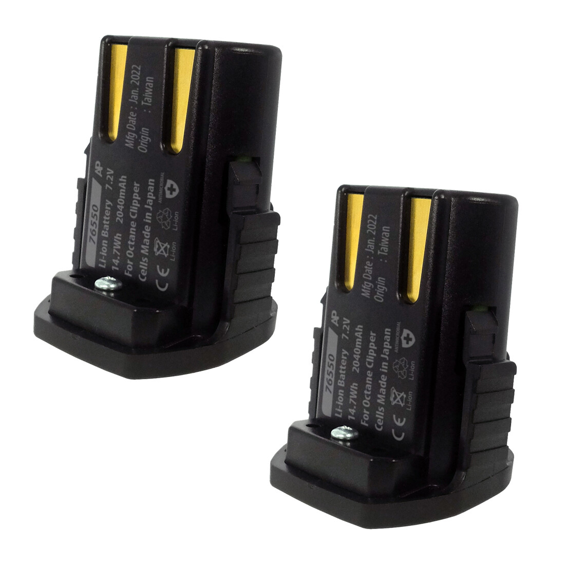 Two Batteries for Oster Octane Cordless Clippers. 28% Higher Capacity