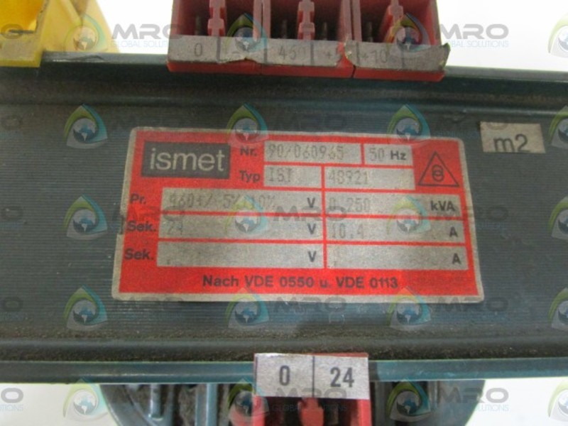 ISMET TRANSFORMER 90/060965 UNMP