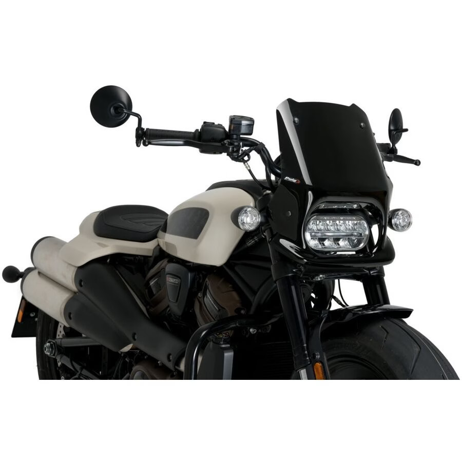 Puig Sport Windscreen - Black 21321NCL77