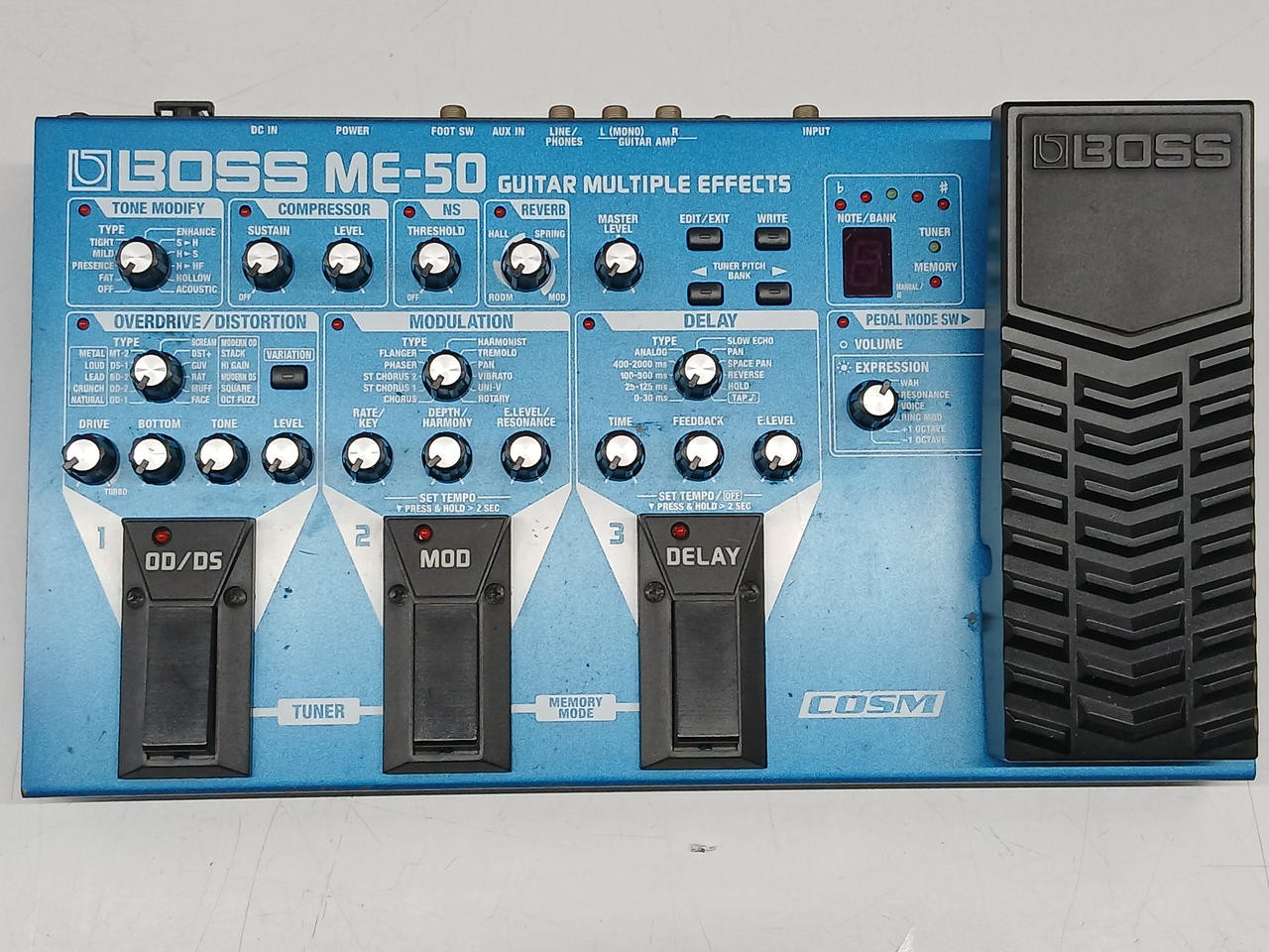 BOSS ME-50 Guitar Multi Effects Processor Pedal Tested Working Japan Import