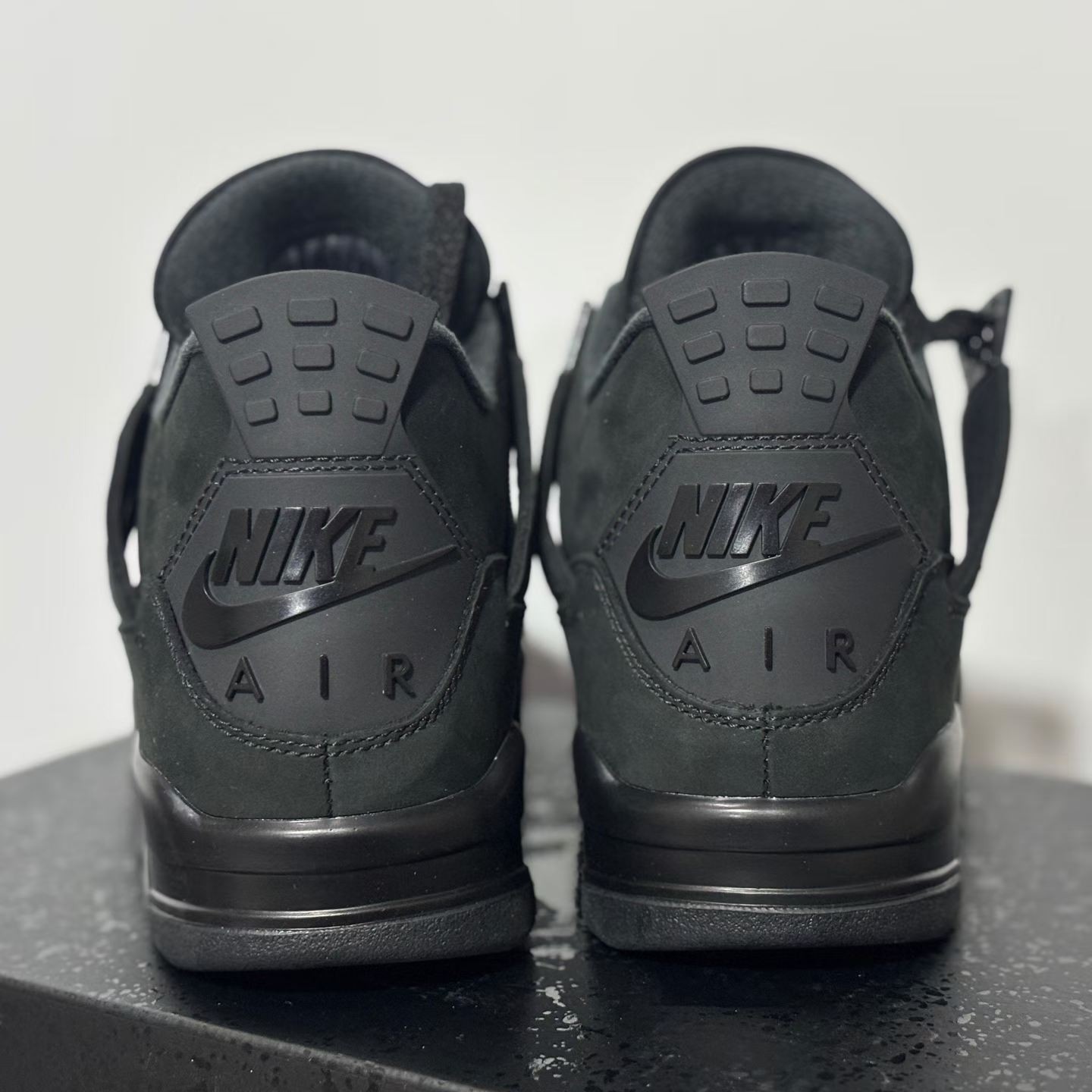 All Black AJ4 Retro Men Sneakers Nike Jordan 4 Basketball Shoes Triple Black