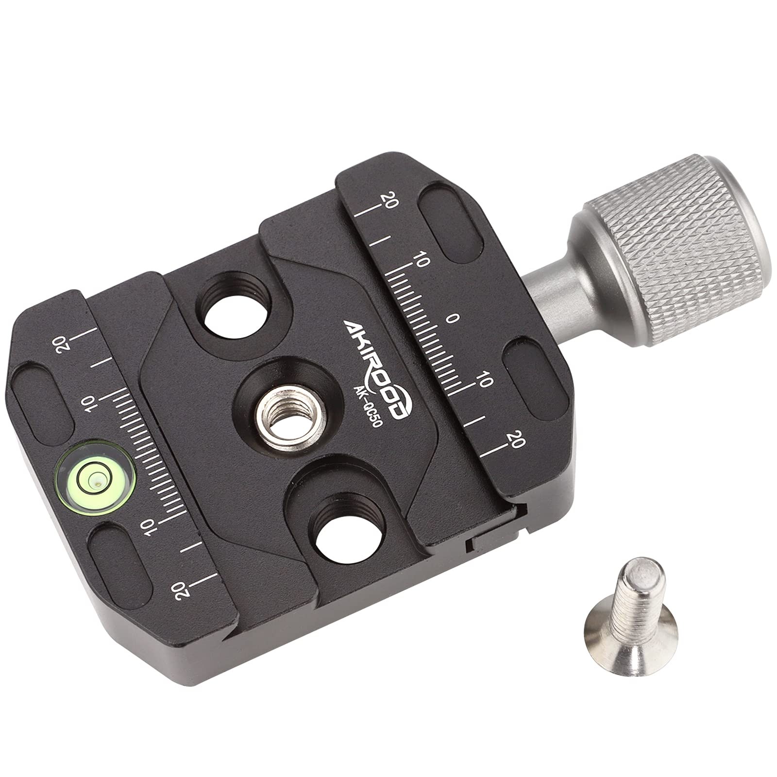 50mm Quick Release Clamp Arca Style Plate Universal Tripod Monopod Adapter