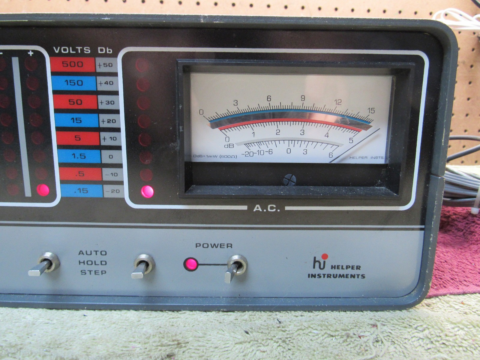 Helper Instrument Co Voltadder Autoranging Voltmeter Test Meter