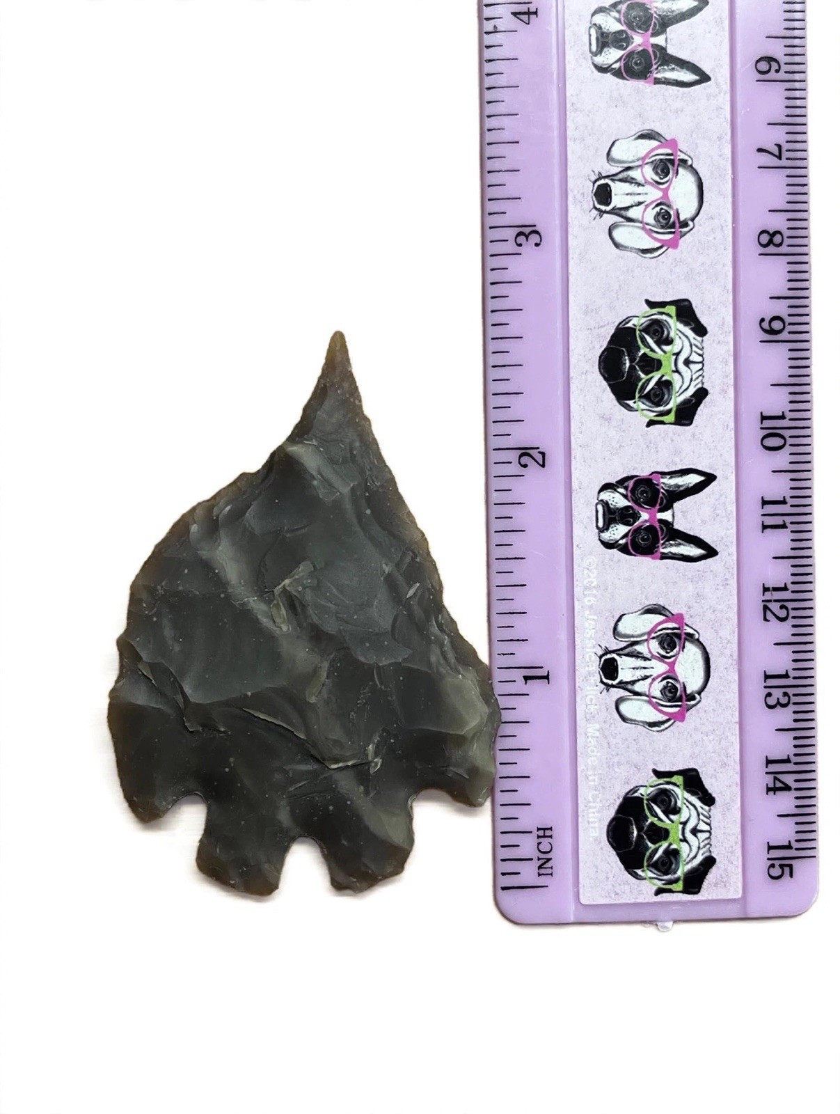 Beautiful Banded Texas Montell Artifact Arrowhead