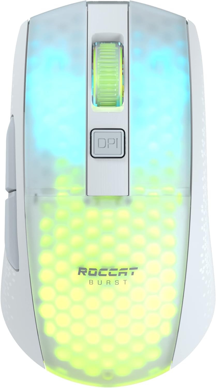 ROCCAT - Burst Pro Air - Lightweight Wireless Gaming Mouse - White - ROC-11-435