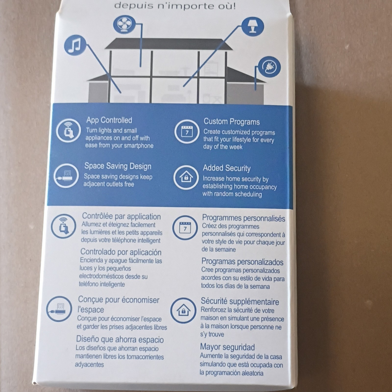 Westek Wi-Fi Smart Plug 1 Outlet App-Controlled Alexa Google Assistant