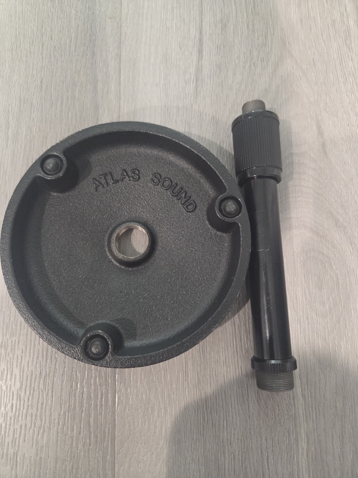 Atlas Sound Tabletop Microphone Stand Round Base Height-Adjustable DS7E