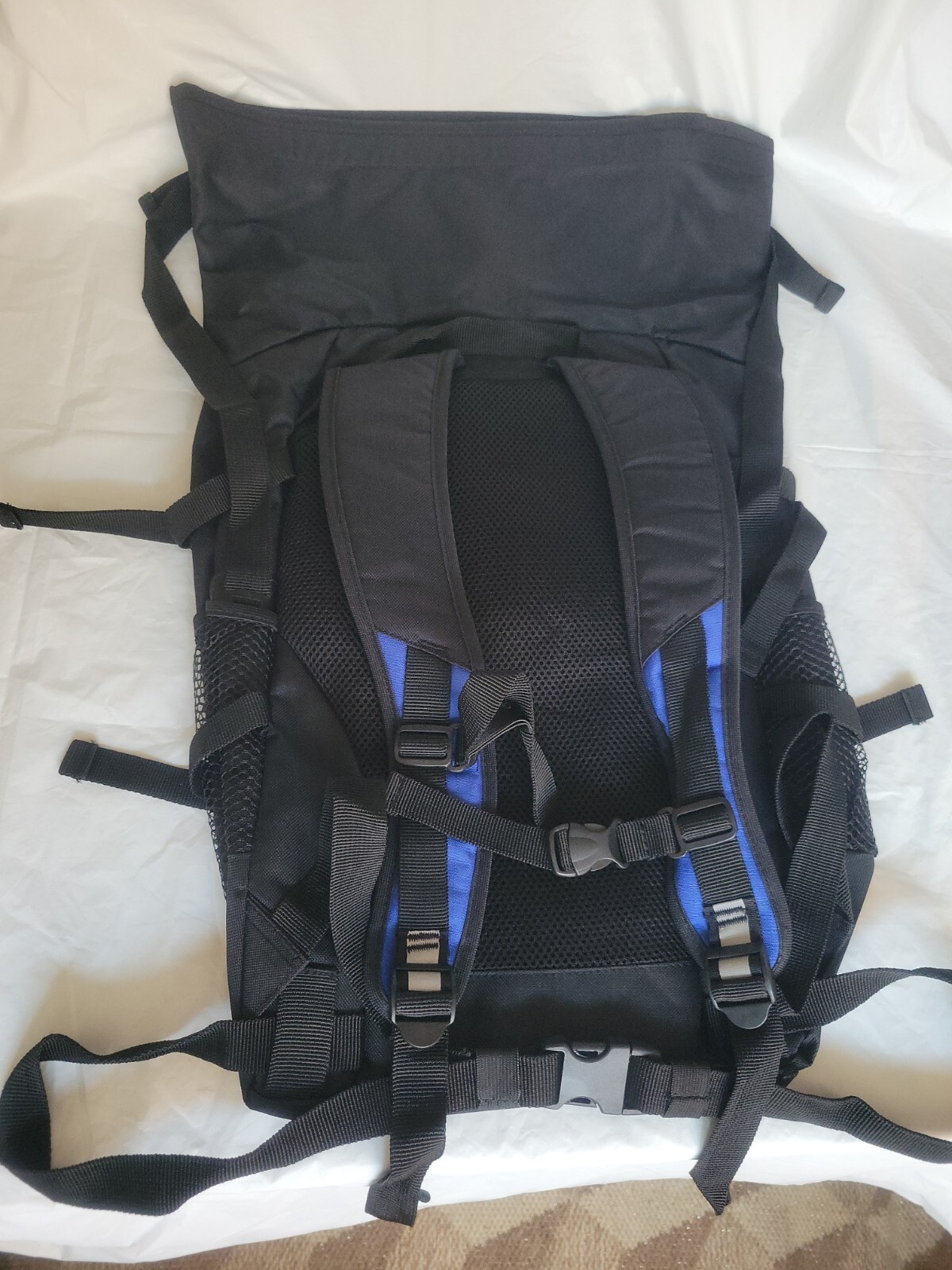 Vintage NYPD Large Backpack Blue / Black Ex